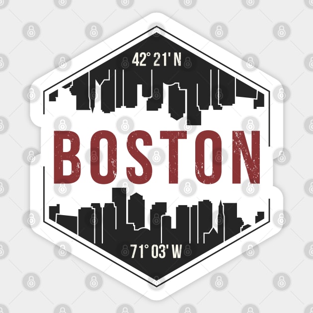 Boston City Sticker by TambuStore